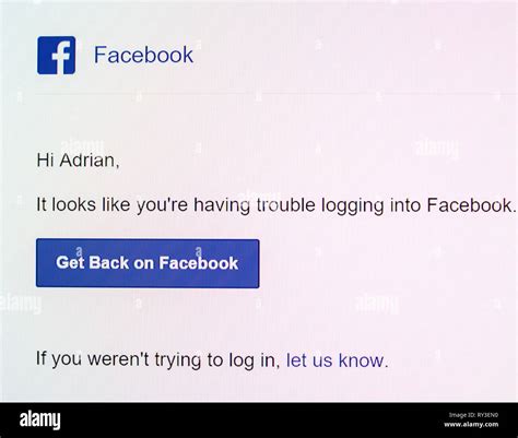 having trouble logging into facebook.